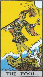 the fool, tarot, major arcana libreria Ansuz